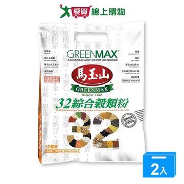 馬玉山32綜合穀粉25G*12【兩入組】【愛買】
