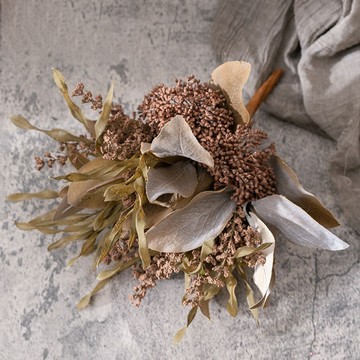 快豹 Ingrid 北歐海草花束  咖啡色