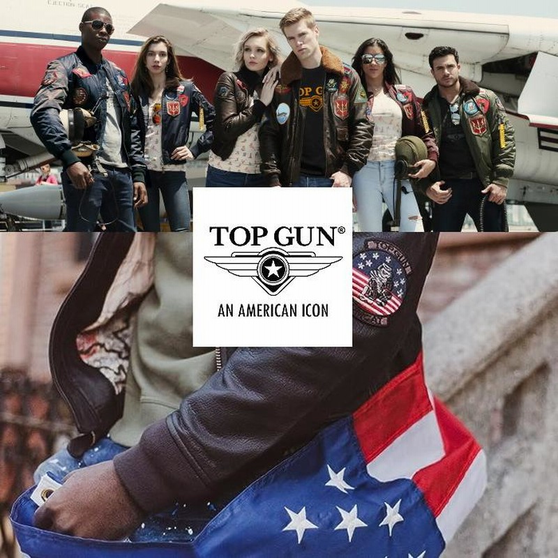 ☆【10%OFF 正規品/輸入品】Top Gun Fashion New York MA-1 ナイロン 