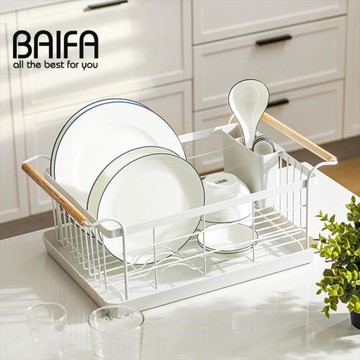家用廚房濾水碗架 多功能放碗筷置物架 不銹鋼免打孔濾碗架碗碟架