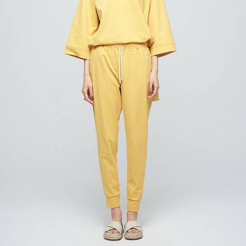 REBOOT-甦活機能修身九分束口褲(中性)-赭石黃