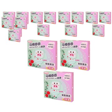 青蛙軍團 馬桶雙效潔廁塊 4顆  50g  18盒