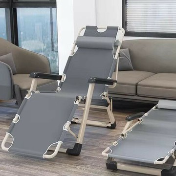 免運開發票 搖椅 躺椅 躺椅折疊午休睡便攜沙灘辦公室神器家用休閑靠背懶人沙發折疊椅子