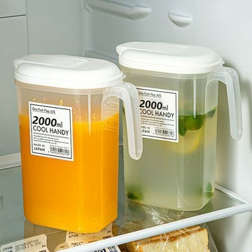 【大容量耐高溫冷水壺】家用冰箱涼水壺泡茶壺 大麥茶檸檬水壺 台灣出貨 ✨加厚材質·防漏壺蓋·可視刻度·夏日必備