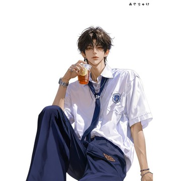 【8 月新品】07-137-0082 人物貼紙 簡約夏日男孩