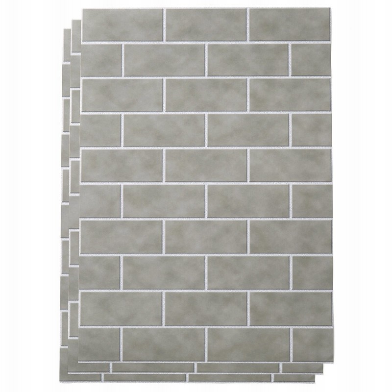 貼ってはがせる壁紙シール グレータイル の会 フェリシモ Felissimo 通販 Lineポイント最大get Lineショッピング