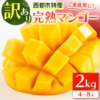 ふるさと納税 西都市 西都市特産品　訳あり完熟マンゴー2kg[2207]