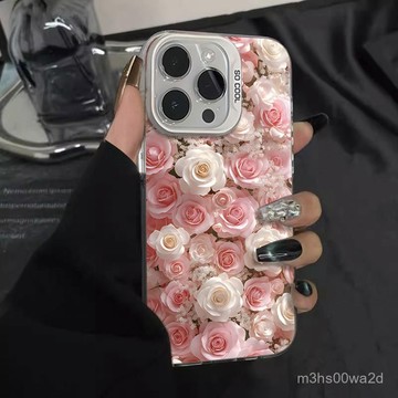 玫瑰花海 防摔 適用蘋果iPhone 16 15 14 13 12 11 Pro max XR XS 8 7P手機殼