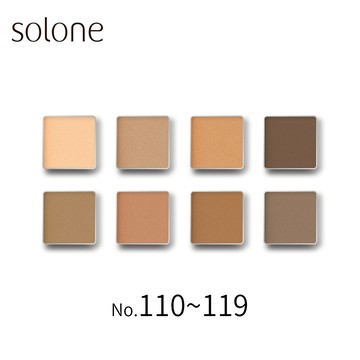 【滿$399贈8格收納盒】 Solone 單色眼影 特調奶茶系列(110-119/自組彩妝)