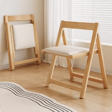 實木椅子 實木折疊椅子 可折疊靠背椅子 家用簡約靠背小戶型培訓椅 戶外便攜式折疊休閑椅凳 小馬紮