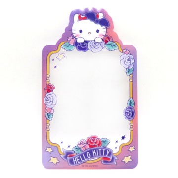 asdfkitty*三麗鷗家族 天使與惡魔 卡片收藏套 卡套 相框-KITTY惡魔-日本正版商品