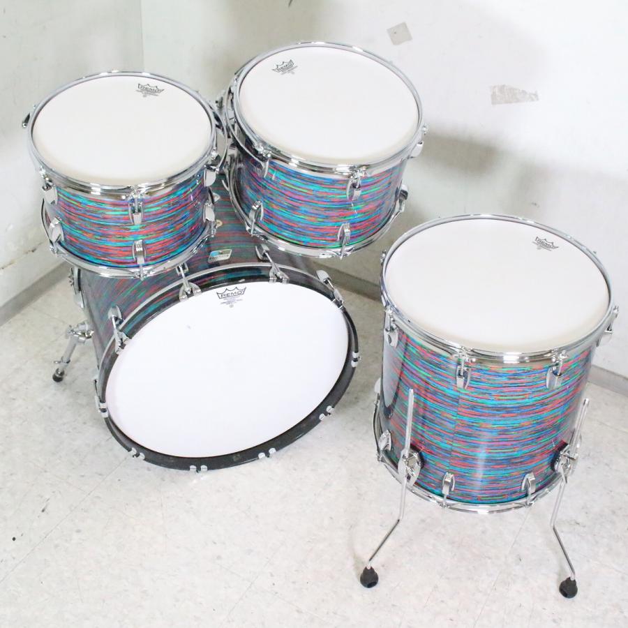 (中古)Ludwig   Classic Maple Limited 2002 Psychedelic Red 22 12 13 16 4pc ラディック ドラムセット(池袋店)