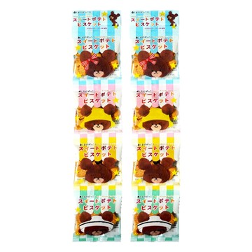 hokka 北陸製菓 小熊學校造型四連餅 原味  60g  2組