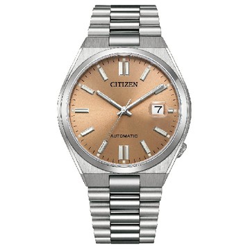 CITIZEN 星辰 Mechanical NJ0158-89Y PANTONE限定情人節推薦款時尚腕錶 香檳金40mm