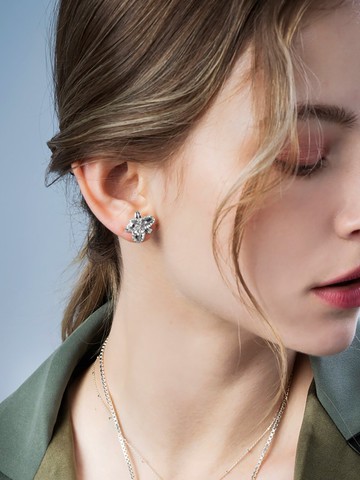 925純銀 嘉德麗雅蘭耳飾 SLOe16