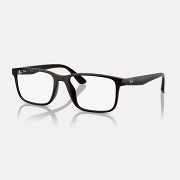 Ray Ban｜RX7241D-2000 方形膠框光學眼鏡【葛洛麗雅眼鏡】