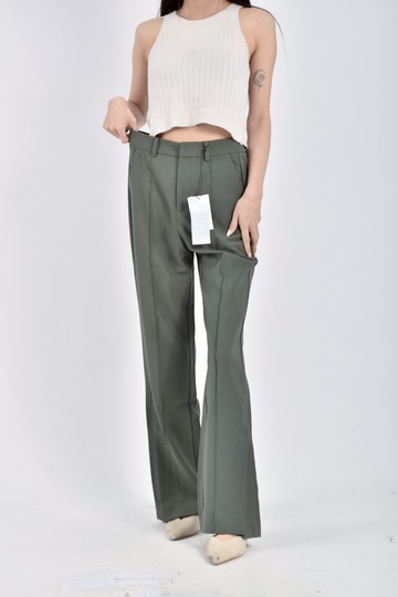 (M) the madre高腰西裝綠色長褲