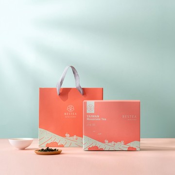 【天下第一好茶】暖心茶山茶葉禮盒300g｜台灣茶150g×2罐 6種組合｜手繪設計 伴手禮 活動贈禮 附提袋