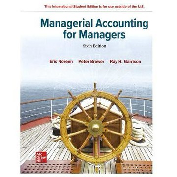 華泰-建宏 Managerial Accounting for Managers 6/e 9781265118433 <建宏書局>