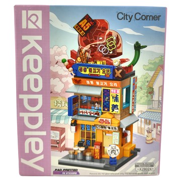 QMAN 韓式烤肉店 City Corner 造型組合玩具  1個