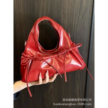 高級質感包包女式夏天2025新款時尚小眾設計單肩斜挎包手提餃子包