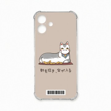 iPhone 16 Plus 殼 TRON IPhone 16 PLUS 俄羅斯方塊招財貓-L型II  載具 四角防摔殼 手機殼
