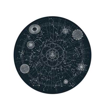 Celestial 天體圖 藝術地毯（Ø 250 公分）