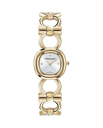 Ferragamo Double Gancini Watch, 25mm