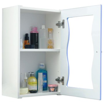 Abis 海灣大單門加深防水塑鋼浴櫃 置物櫃 2色可選 1入