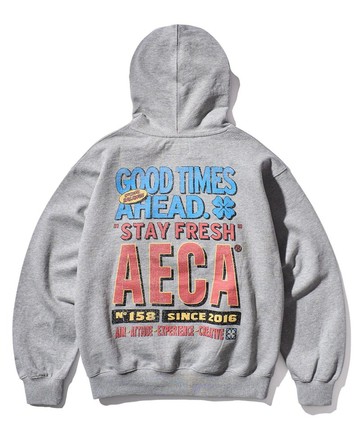 AECA White Poster Hoodie街頭殘影連帽外套