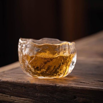 日式琉璃茶杯耐高溫玻璃品茗杯功夫茶具主人杯子單個小茶盞用品
