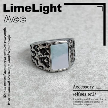 ☆LimeLight☆ 雲母 / 皺褶 / 火燒 / 蝕刻 / 飾品 / 鈦鋼 / 戒指 27
