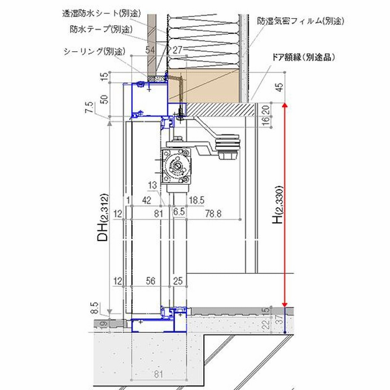 アルミサッシ YKK 玄関ドア ヴェナートD30 片開き F08 断熱 W922×H2330 | LINEショッピング