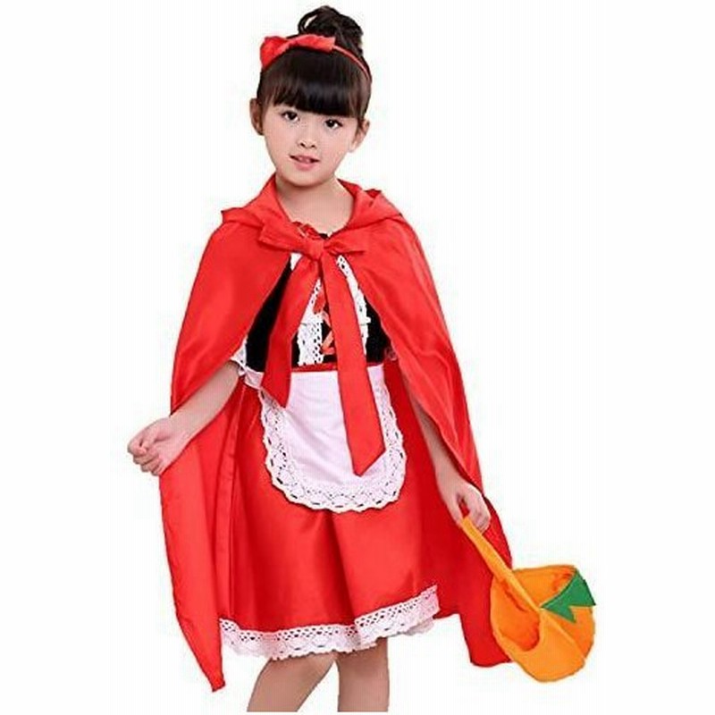 Hazida ハロウィン 仮装 子供 赤ずきん コスプレ衣装 コスプレ ワンピース 仮装 コスチューム 女の子 子供 キッズ 赤ずきんちゃん 通販 Lineポイント最大get Lineショッピング
