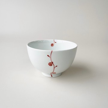 藤蔓 小缽 紅色