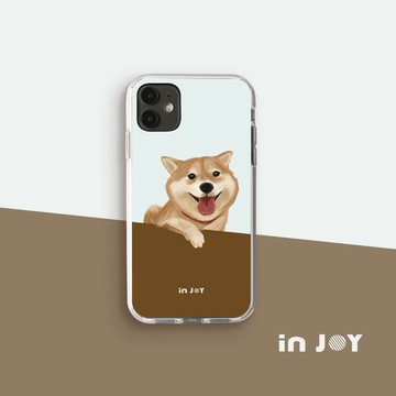 INJOY mall iPhone 17/16/15/14/13/12 系列 融化柴柴 透明耐衝擊防摔手機殼