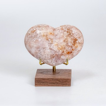 [快速出貨]【石之王】 莫蘭迪瑪瑙愛心 830348