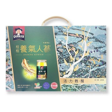 桂格 養氣人蔘禮盒60ml x12入 (無添加糖)*小柚子*