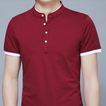 ??『  衣服 』??✠◊  立領 潮衣 純棉上衣  短袖 T恤  PoLo 【JKJ M】#