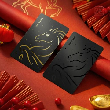 【SpiderCard】 數位NFC電子名片 - 躍馬迎春 (可客製化）