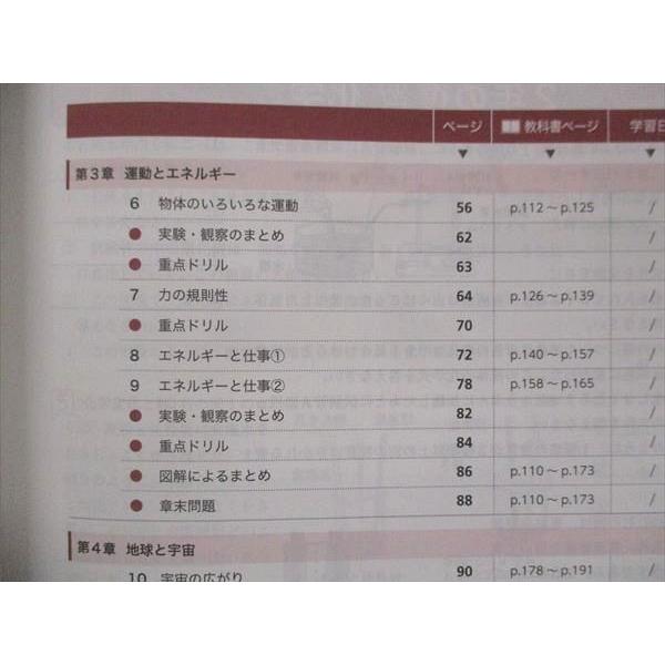 UQ13-097 塾専用 中3 中学必修テキスト 理科 東京書籍準拠 未使用 11m5B