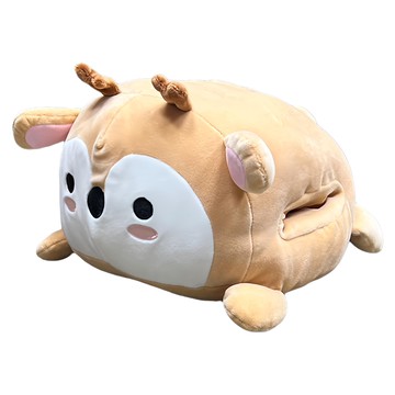 MIRA HOME 萌萌動物暖手功能枕-松鼠米  33 x 35 x 12cm