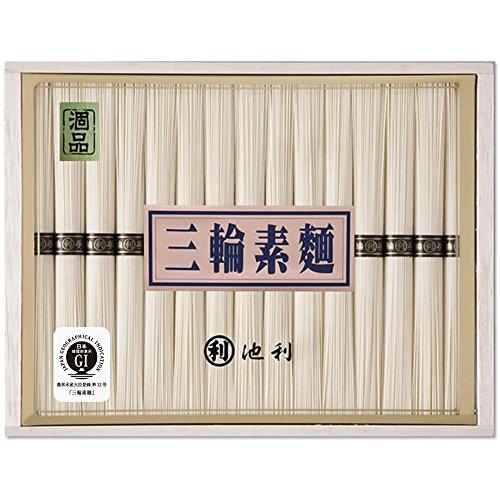 池利 三輪そうめん 蔵囲（30束 1.5kg 約20人前）ひね 手延べそうめん 木箱入り(自宅用 家庭用 ギフト)