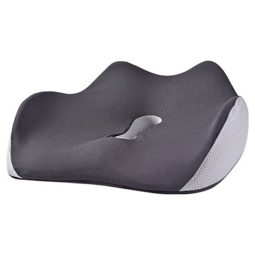 Kyhome 慢回彈記憶棉坐墊/減壓坐墊/美臀護腰/辦公室椅墊  灰色  45 x 36 x 13cm