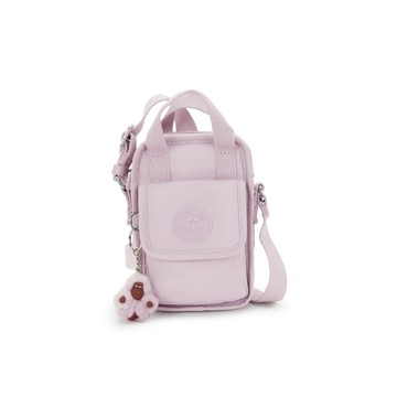 (網路獨家款)泡泡紫輕巧手提斜背手機包-DALYA