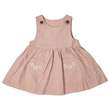 akachan honpo - 背心裙-超細燈芯絨-粉紅色