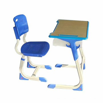 中空吹塑面學生課桌椅高中生帶書框專用課桌椅課桌椅廠家直銷[DD120109]