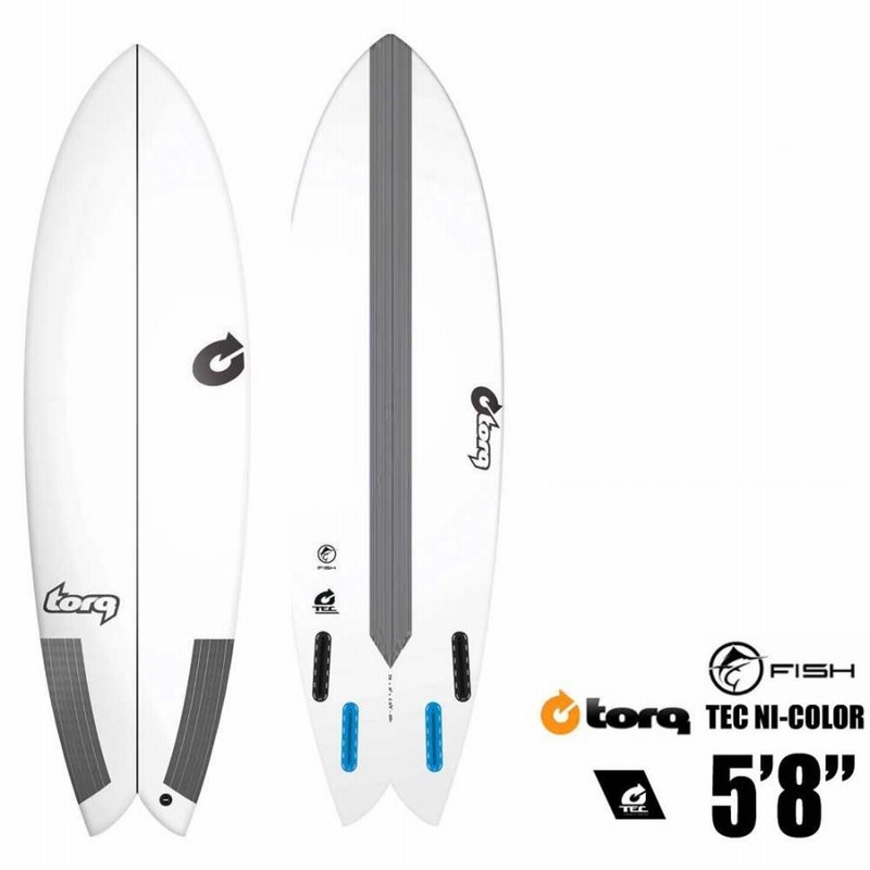 TORQ Surfboard トルクサーフボード TEC FISH 5'8 EPS フィッシュ