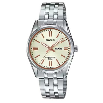 CASIO 卡西歐 質感時尚金屬LTP-1335D-9AV 女生手錶