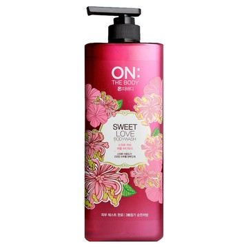 ON THE BODY 香水沐浴精 甜蜜愛戀  茉莉花香加白桃果香  持久延香  長效保濕  900g  1件